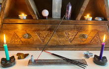 Load image into Gallery viewer, Incense Holder | Silver Pentagram
