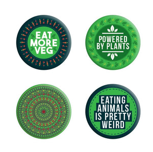 Button Badges | Powered By Plants
