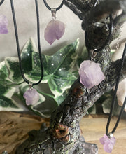 Load image into Gallery viewer, Pendant | Raw Amethyst Flower
