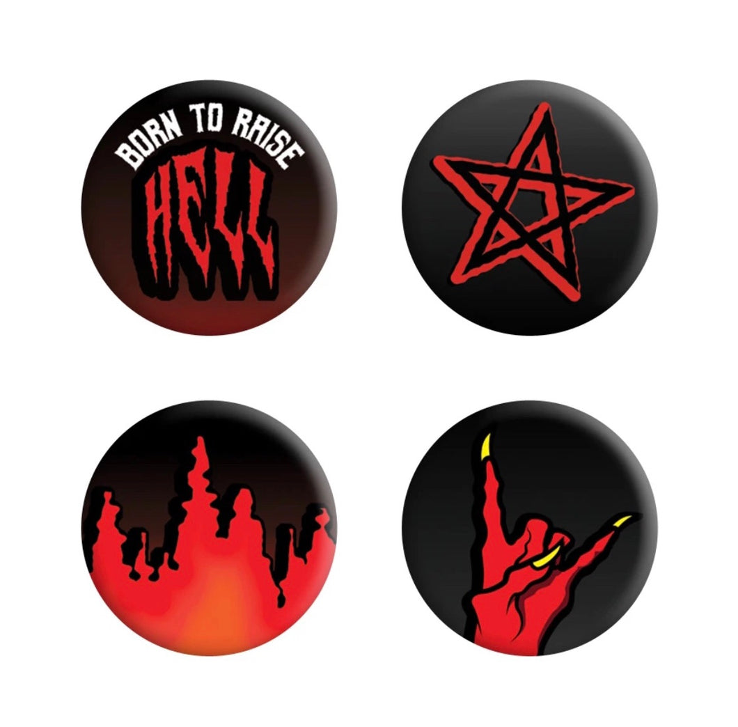 Button Badges | Metal Goth