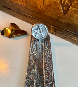 Silver Pentagram Incense Holder