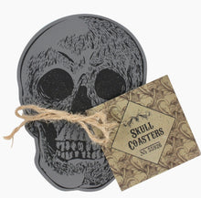 Load image into Gallery viewer, Coasters | Grey Skull
