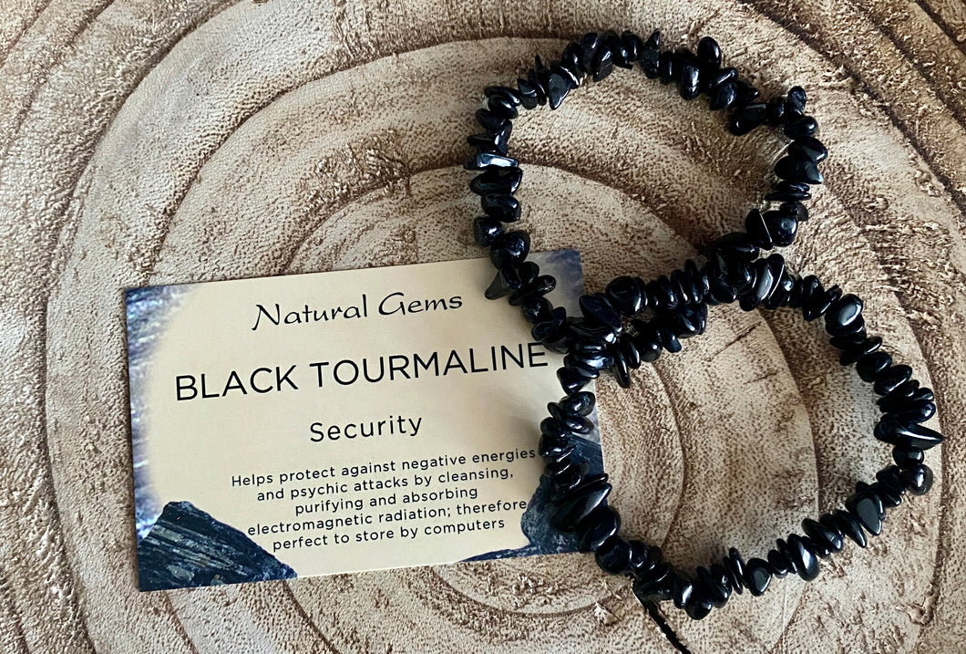 Chip Bracelet | Black Tourmaline