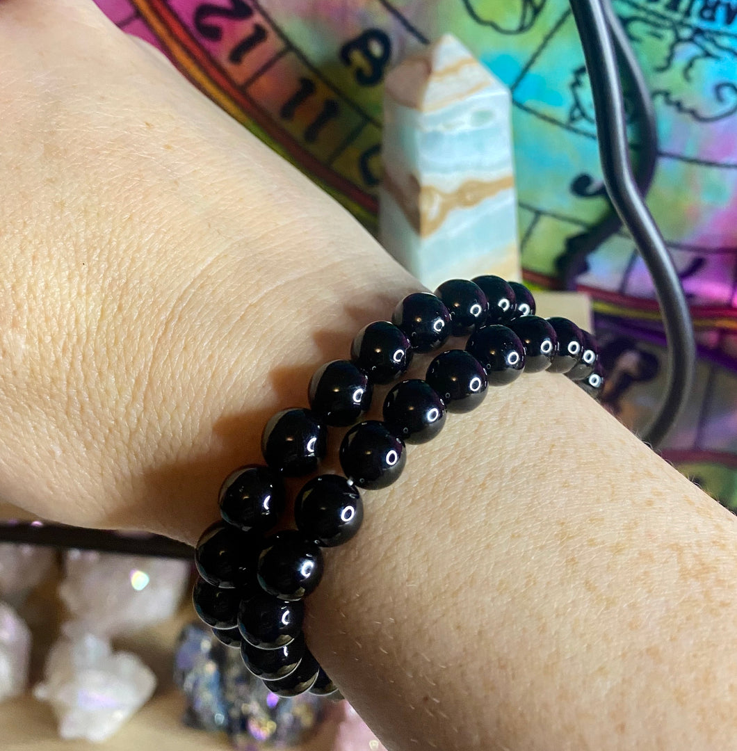Bead Bracelet | Black Tourmaline
