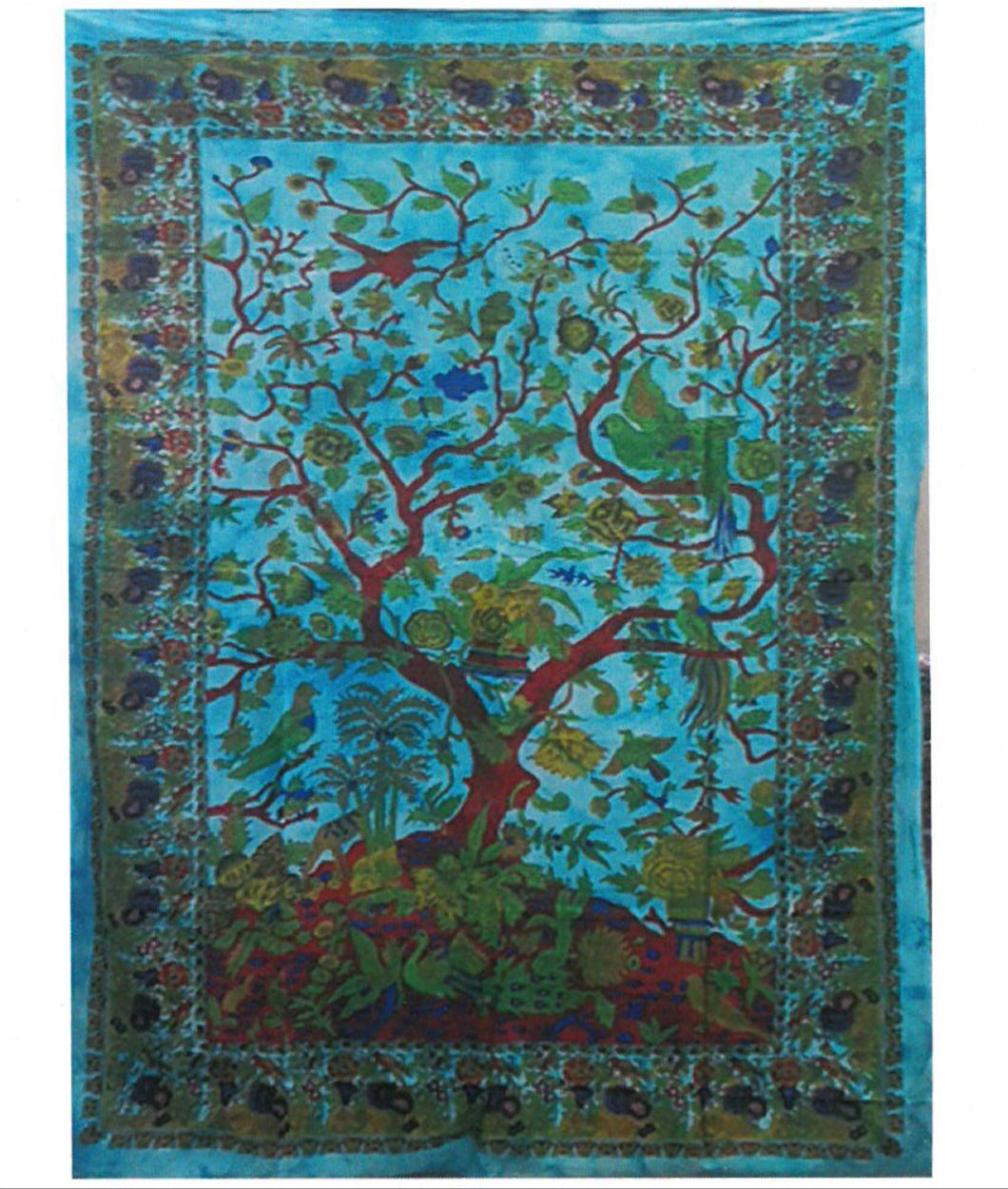 Cotton Tapestry | Classic Tree of Life