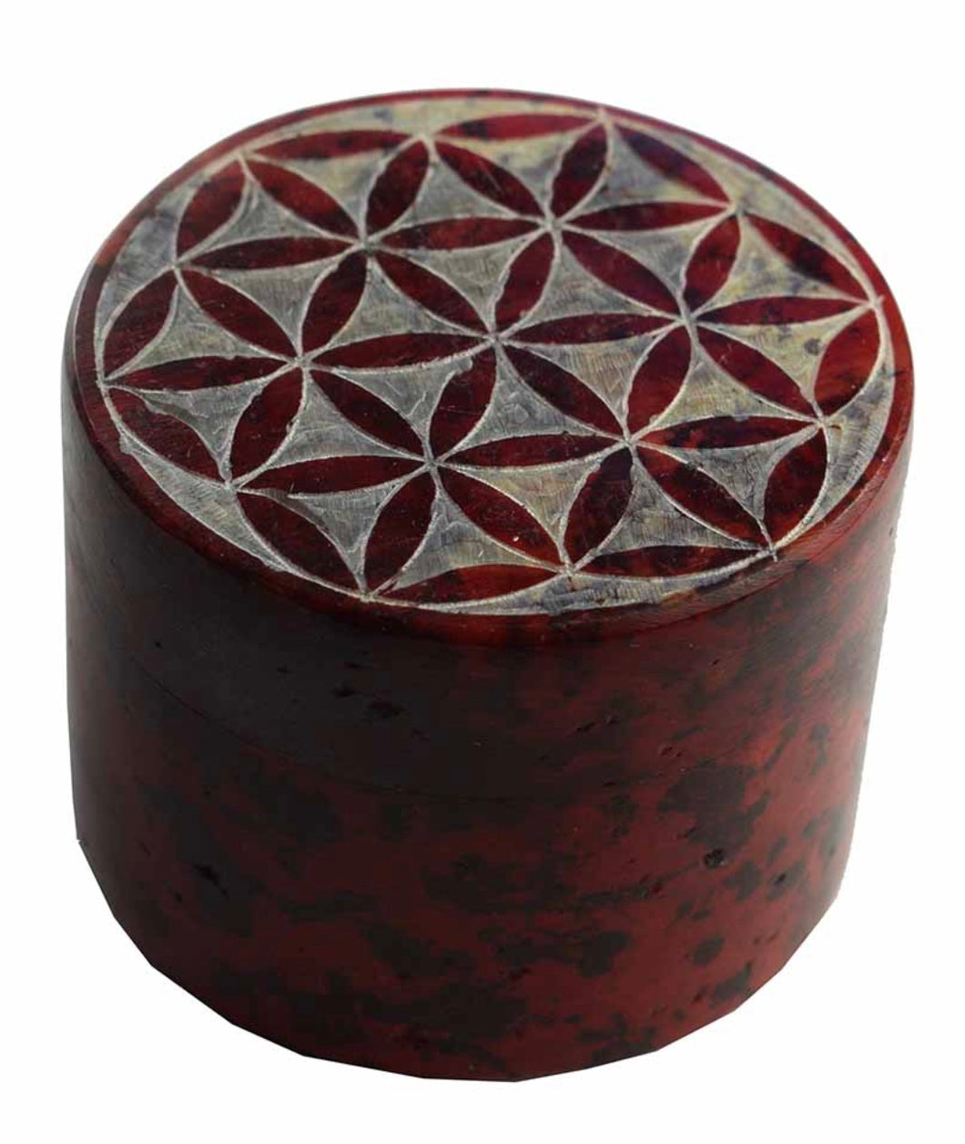 Soapstone Trinket Pot | Flower of Life