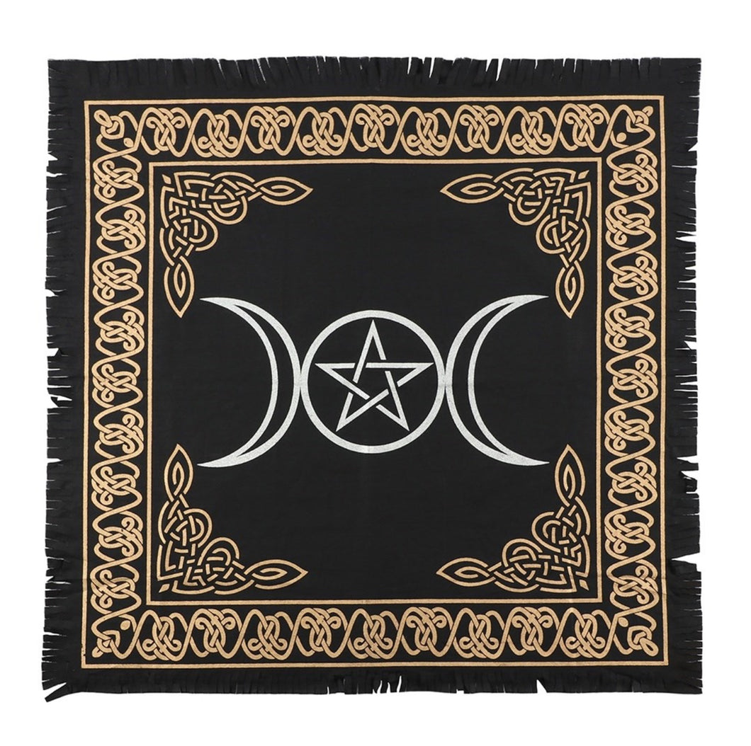 Altar Cloth | Celtic Triple Moon
