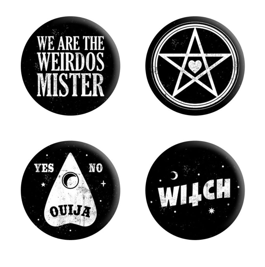 Button Badges | Witchy Goth