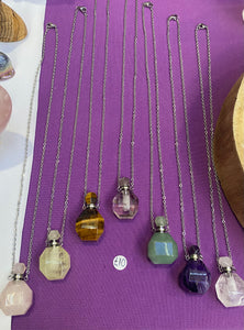 Necklace | Crystal Vials