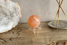 Load image into Gallery viewer, Sphere | Peach Selenite
