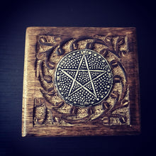 Load image into Gallery viewer, Box | Wooden Pentagram

