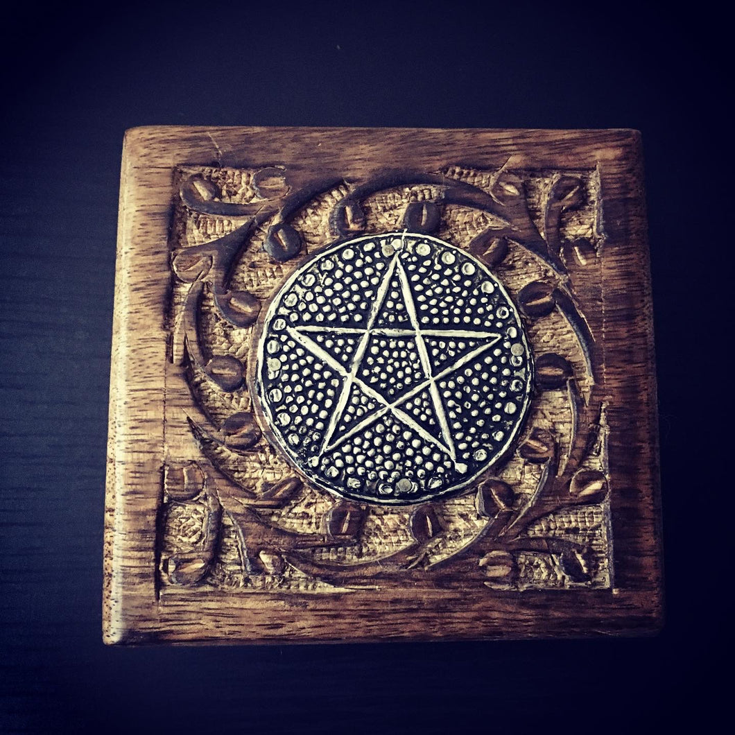 Box | Wooden Pentagram