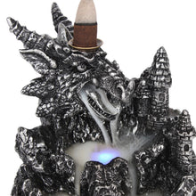 Load image into Gallery viewer, Backflow Burner | Light Up Silver Dragon
