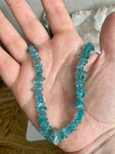 Load image into Gallery viewer, Chip Necklace | Neon Apatite
