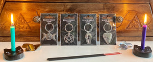 Witchy Goth Keyrings
