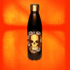 Skull & Roses Stainless Steel Bottle/Flask