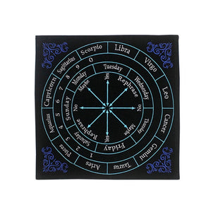 Embroidered Pendulum Mat | Astrology