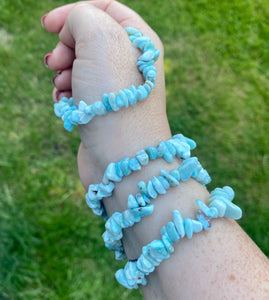 Chip Bracelet | Larimar