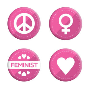 Button Badges | Pink Feminist