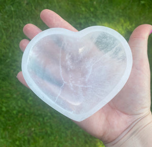 Selenite Bowl | Heart