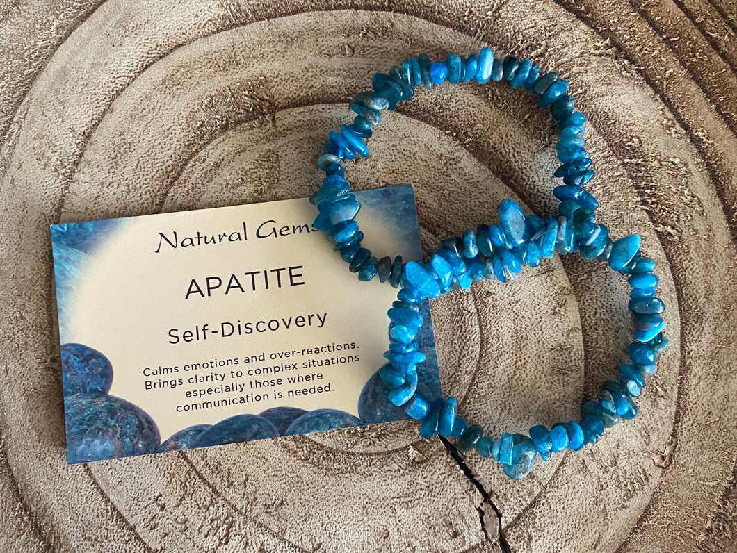 Chip Bracelet | Apatite