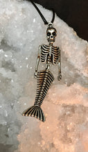 Load image into Gallery viewer, Mermaid Skeleton Necklace
