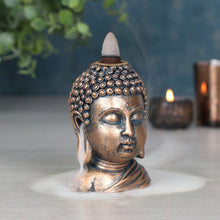 Load image into Gallery viewer, Backflow Burner | Bronze Buddha Head
