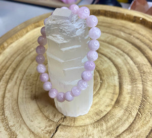 Bead Bracelet | Kunzite