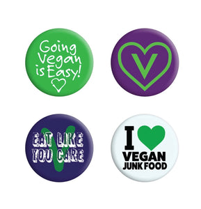 Button Badges | Vegan Love