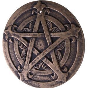 Bronze Terracotta Plaque | Pentagram