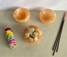 Load image into Gallery viewer, Orange Selenite Bowls | 8cm
