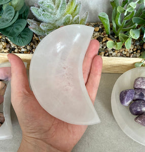 Selenite Bowl | Moon