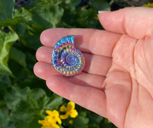 Load image into Gallery viewer, Bismuth Carving | Ammonite
