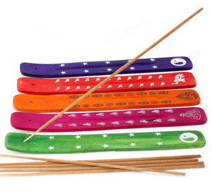 Wooden Incense Holders | Colourful