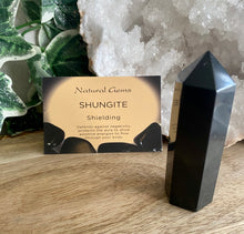 Load image into Gallery viewer, Polished Point | Shungite
