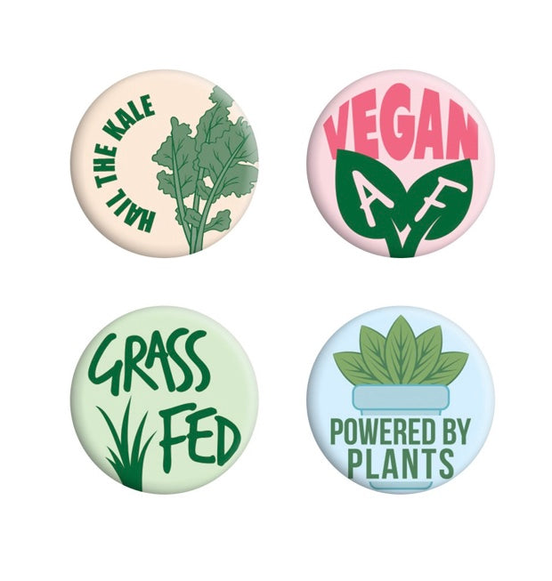 Button Badges | Vegan AF