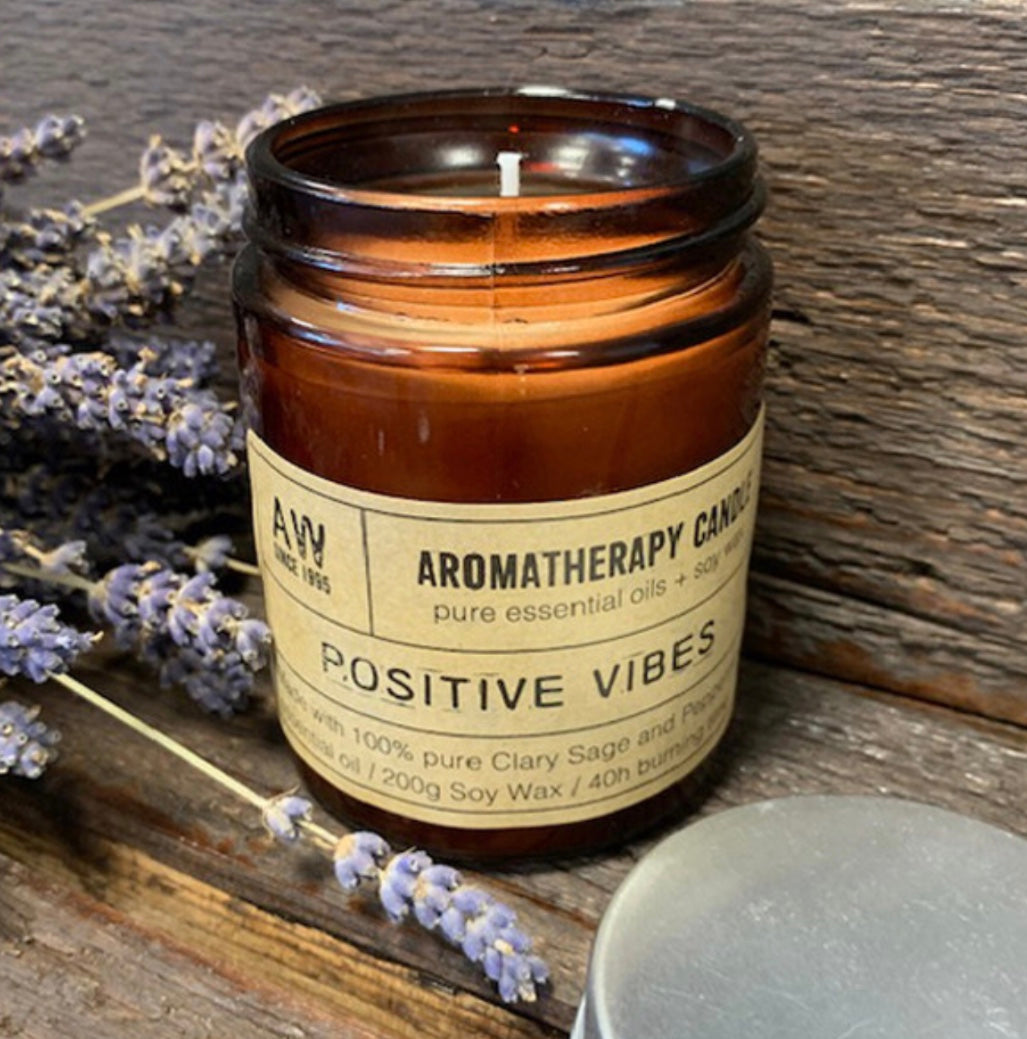 Aromatherapy Soy Candle | Positive Vibes