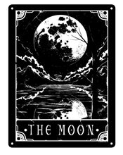 Load image into Gallery viewer, Tarot | The Moon | Tin Sign
