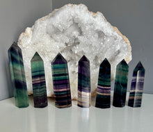 Load image into Gallery viewer, Polished Points | Rainbow Fluorite
