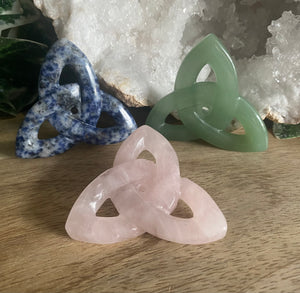 Crystal Carving | Triquetra