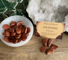 Load image into Gallery viewer, Tumble Stones | Goldstone
