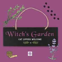 Load image into Gallery viewer, Hanging Sign | Witch’s Garden
