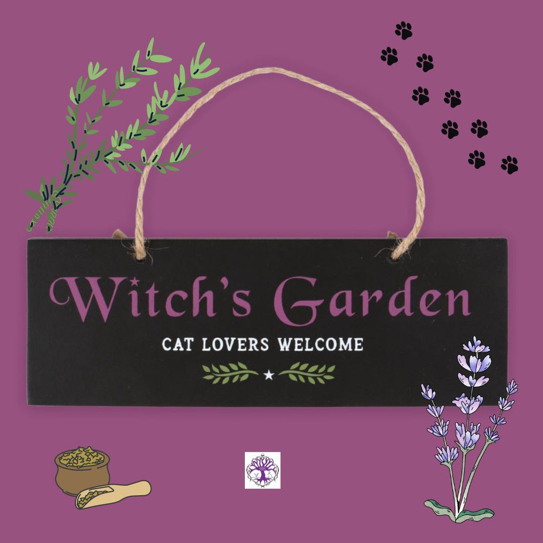Hanging Sign | Witch’s Garden
