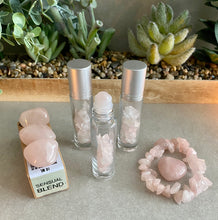 Load image into Gallery viewer, Essential Oil Gemstone Roll On | Rose Quartz
