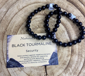 Bead Bracelet | Black Tourmaline