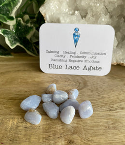 Tumble Stone | Blue Lace Agate