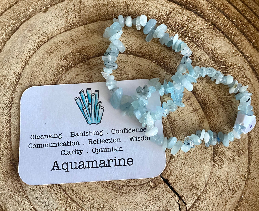 Chip Bracelet | Aquamarine