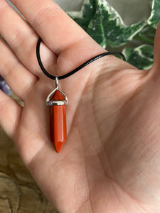 Wand Pendant | Red Jasper