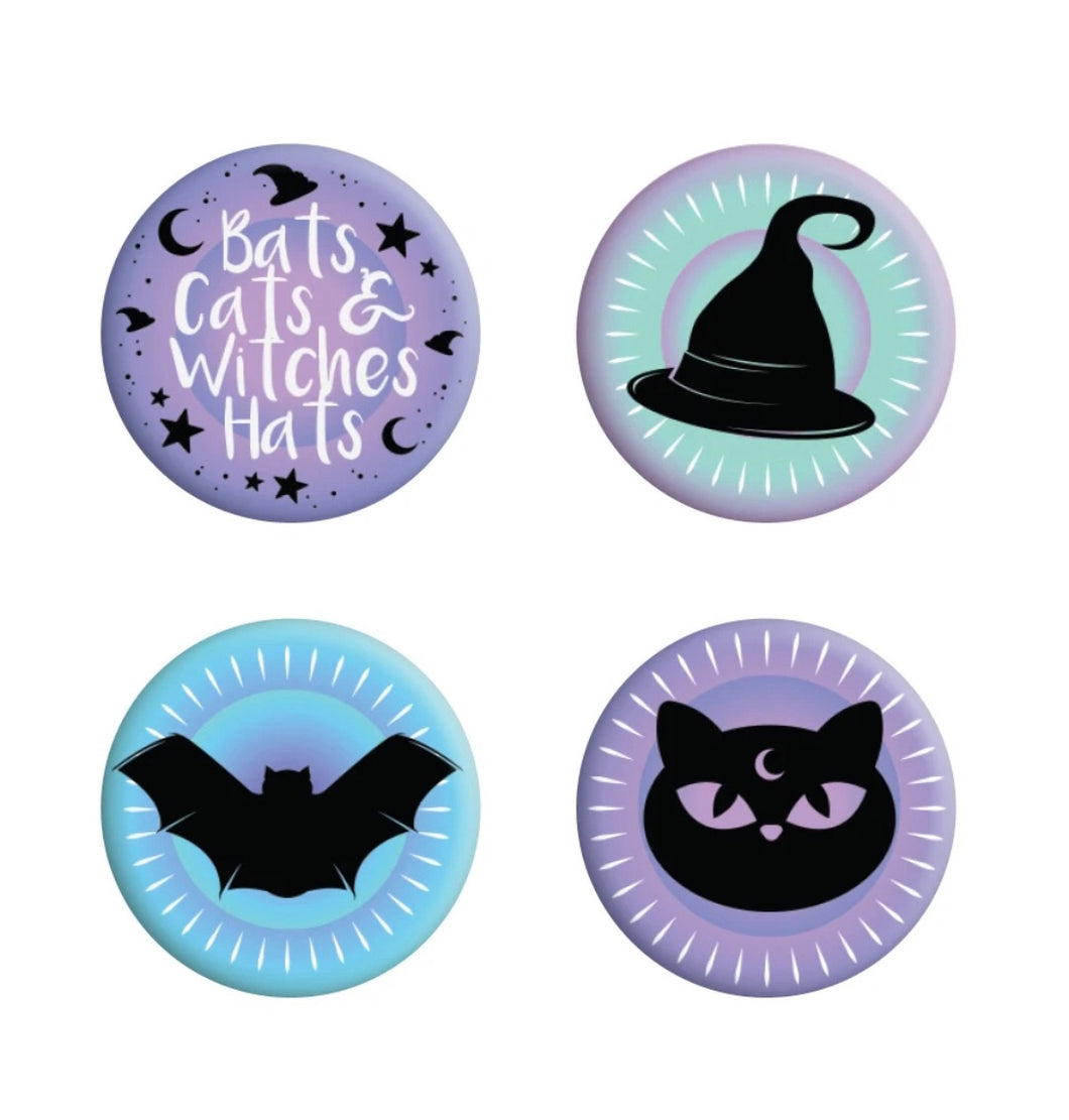 Button Badges | Pastel Witch