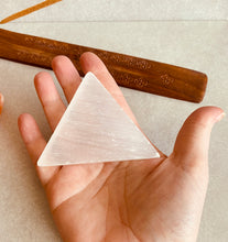 Load image into Gallery viewer, Selenite Charging Plate | Triangle
